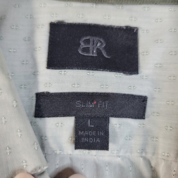 Mens Banana Republic Leggiuno Woven in Italy LS Button Front Shirt Size Large - Picture 4 of 11